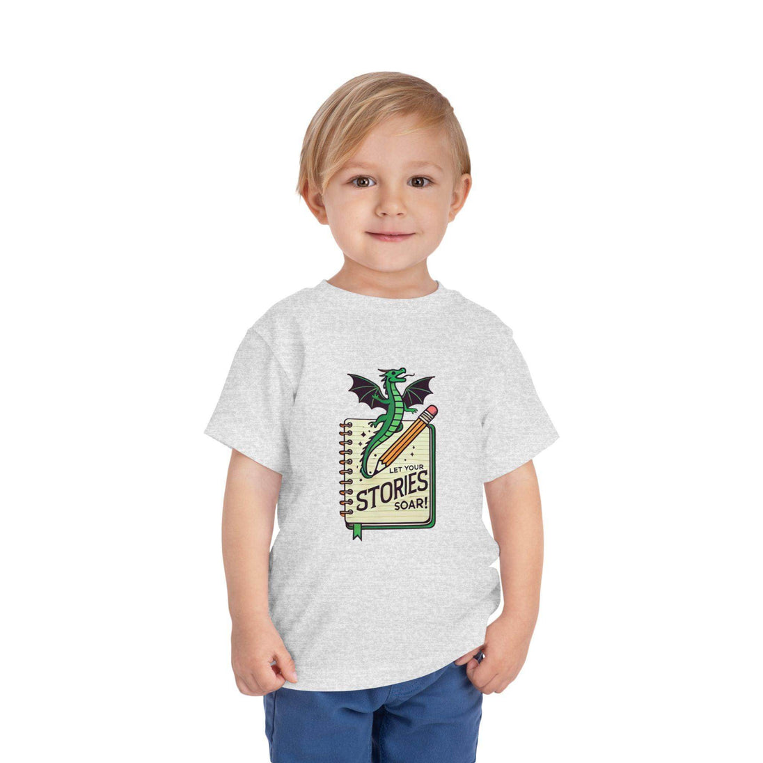 Let Your Stories Soar - Dragon - Toddler Short Sleeve - Brightsee