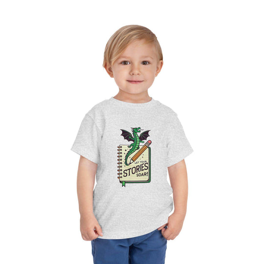 Let Your Stories Soar - Dragon - Toddler Short Sleeve - Brightsee