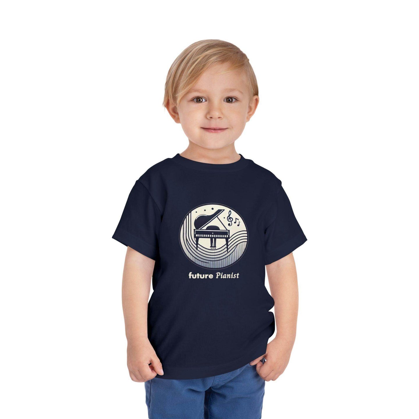 Future Pianist - Toddler Short Sleeve - Brightsee