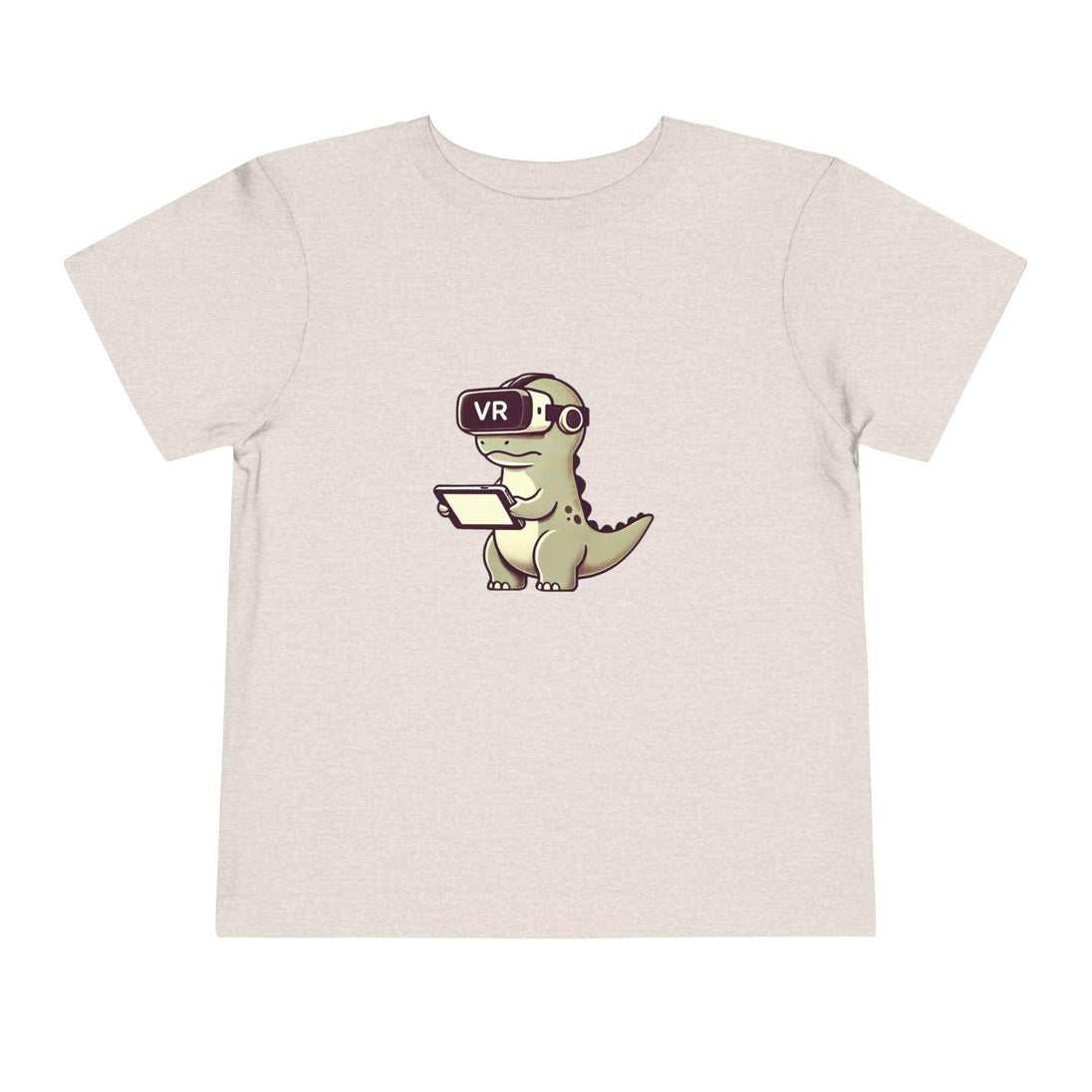 VR Dinosaur - Toddler Short Sleeve Tee - Brightsee