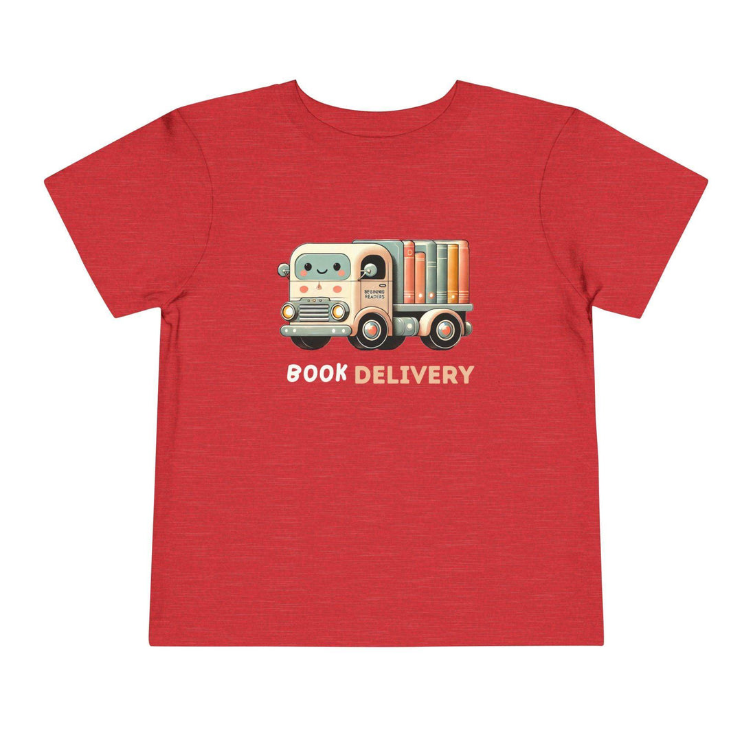 Book Delivery Truck - Toddler Short Sleeve - Brightsee
