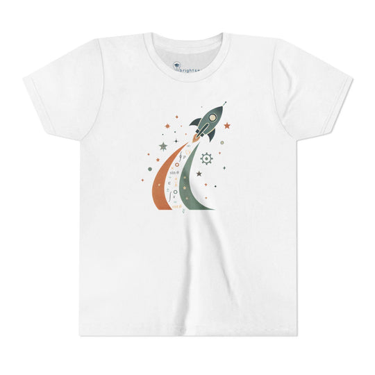 Math Spaceship - Youth Short Sleeve - Brightsee