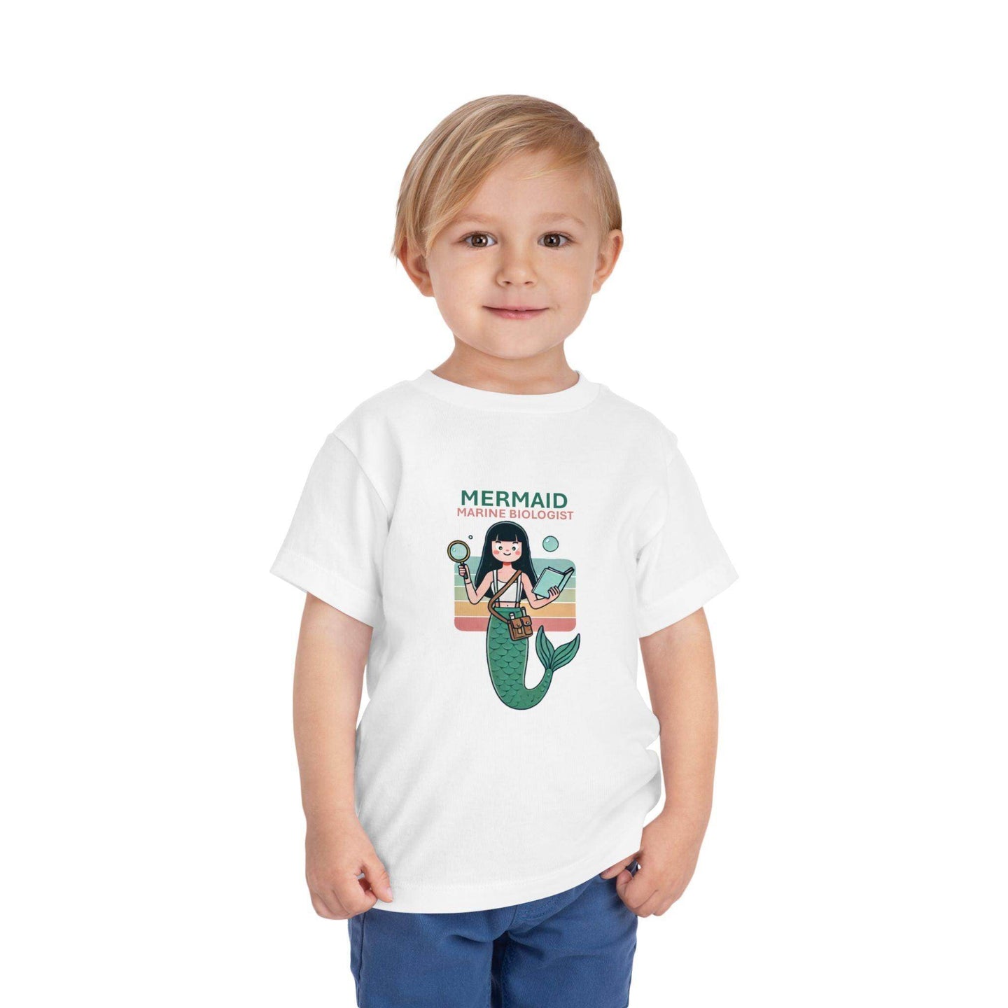 Mermaid Marine Biologist - Toddler Short Sleeve - Brightsee
