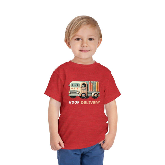 Book Delivery Truck - Toddler Short Sleeve - Brightsee