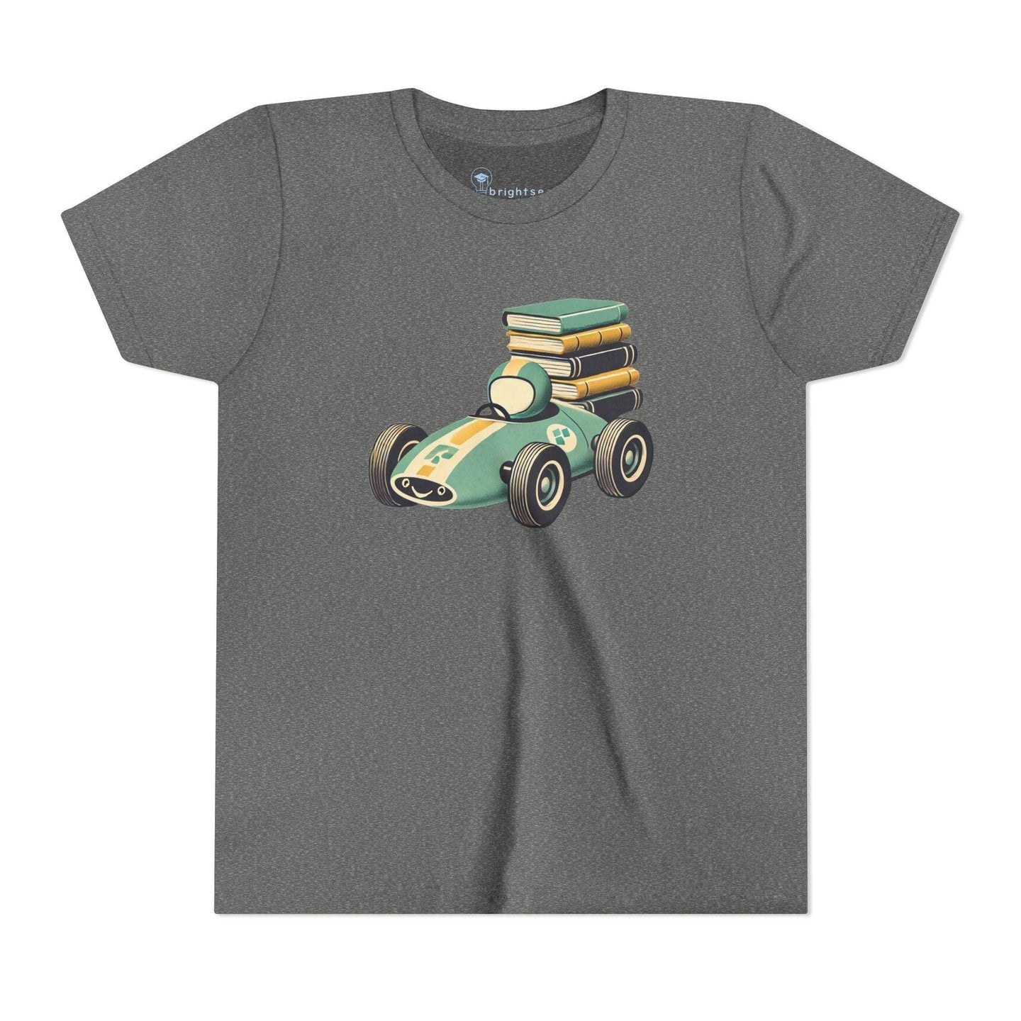 Book Delivery Race Car - Youth Short Sleeve - Brightsee