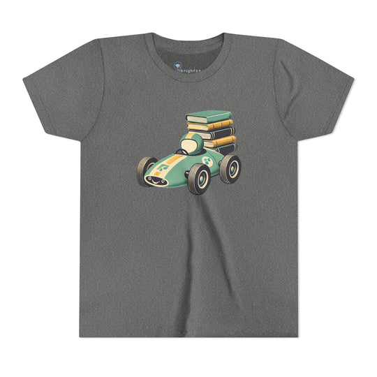 Book Delivery Race Car - Youth Short Sleeve - Brightsee