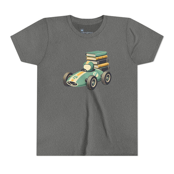 Book Delivery Race Car - Youth Short Sleeve - Brightsee