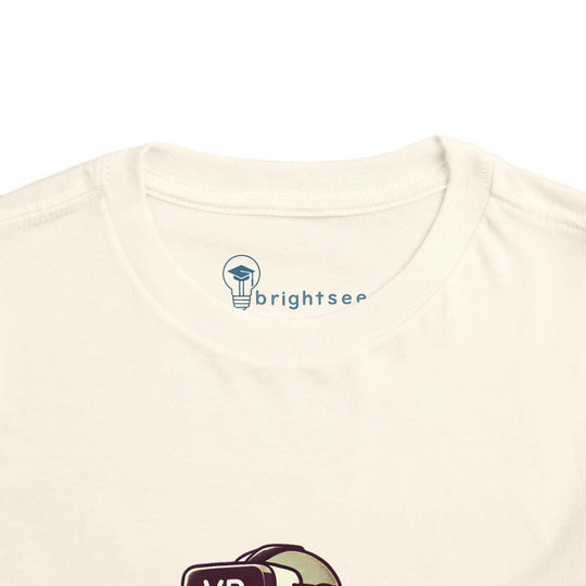 VR Dinosaur - Toddler Short Sleeve Tee - Brightsee