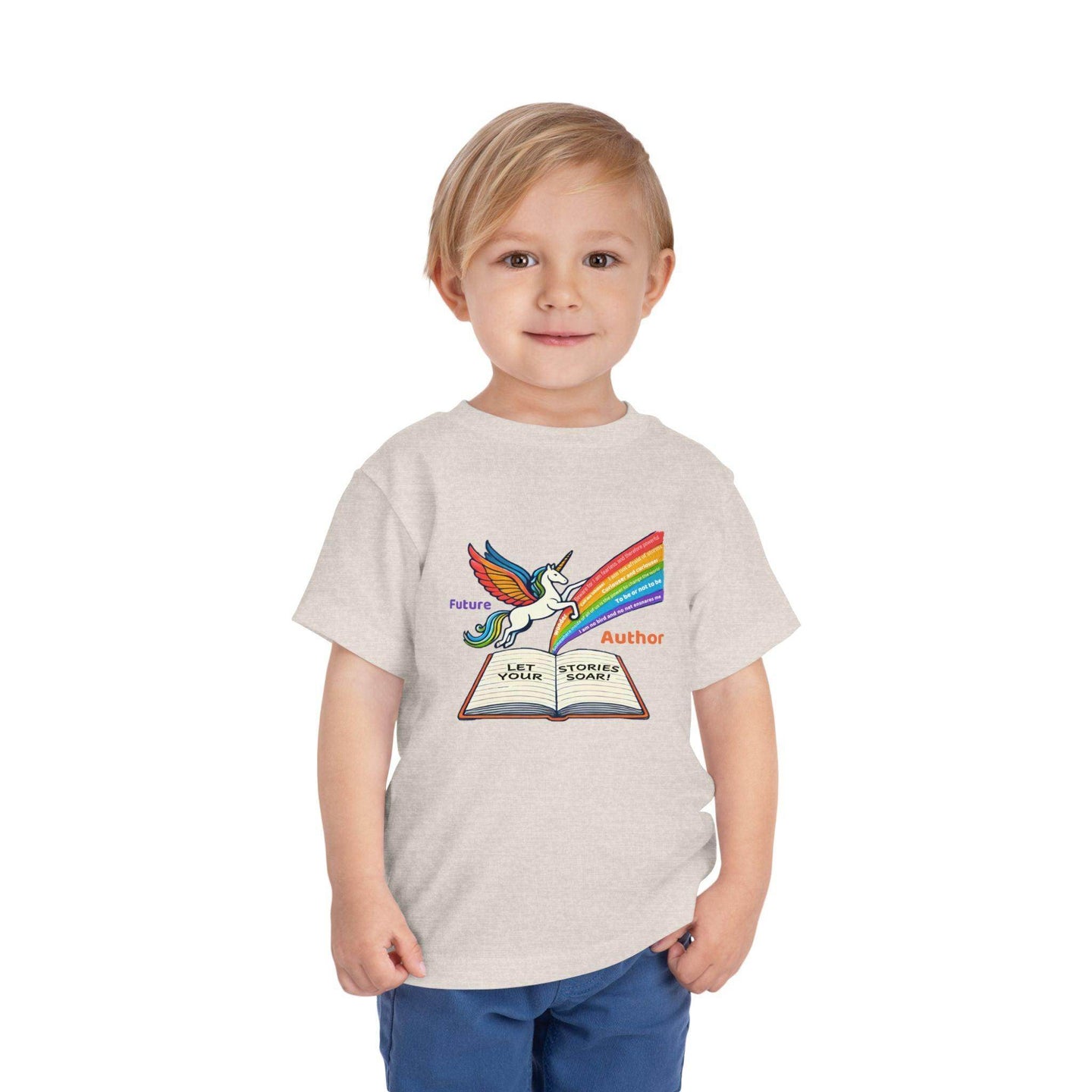 Future Author Alicorn - Toddler Short Sleeve - Brightsee