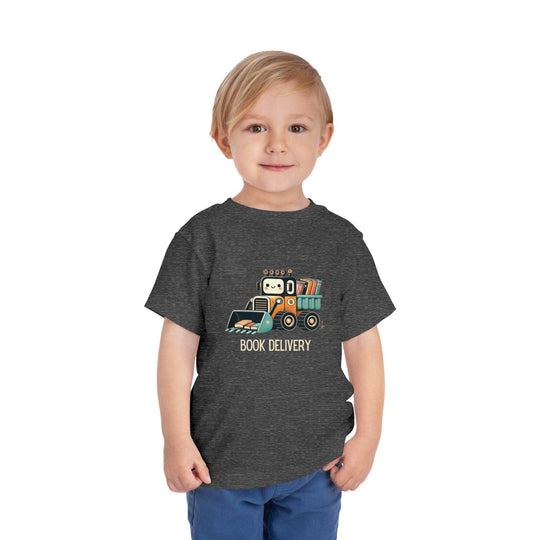 Book Delivery Bulldozer - Toddler Short Sleeve - Brightsee