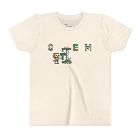 STEM Builder Crane - Youth Short Sleeve - Brightsee