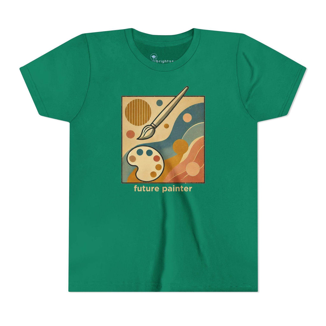 Future Artist Brushstrokes - Youth Short Sleeve Tee - Brightsee