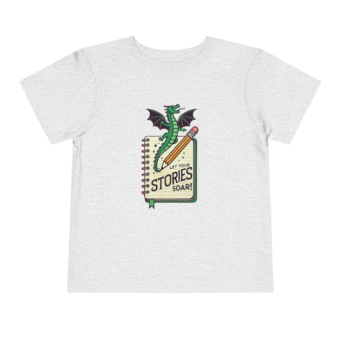 Let Your Stories Soar - Dragon - Toddler Short Sleeve - Brightsee