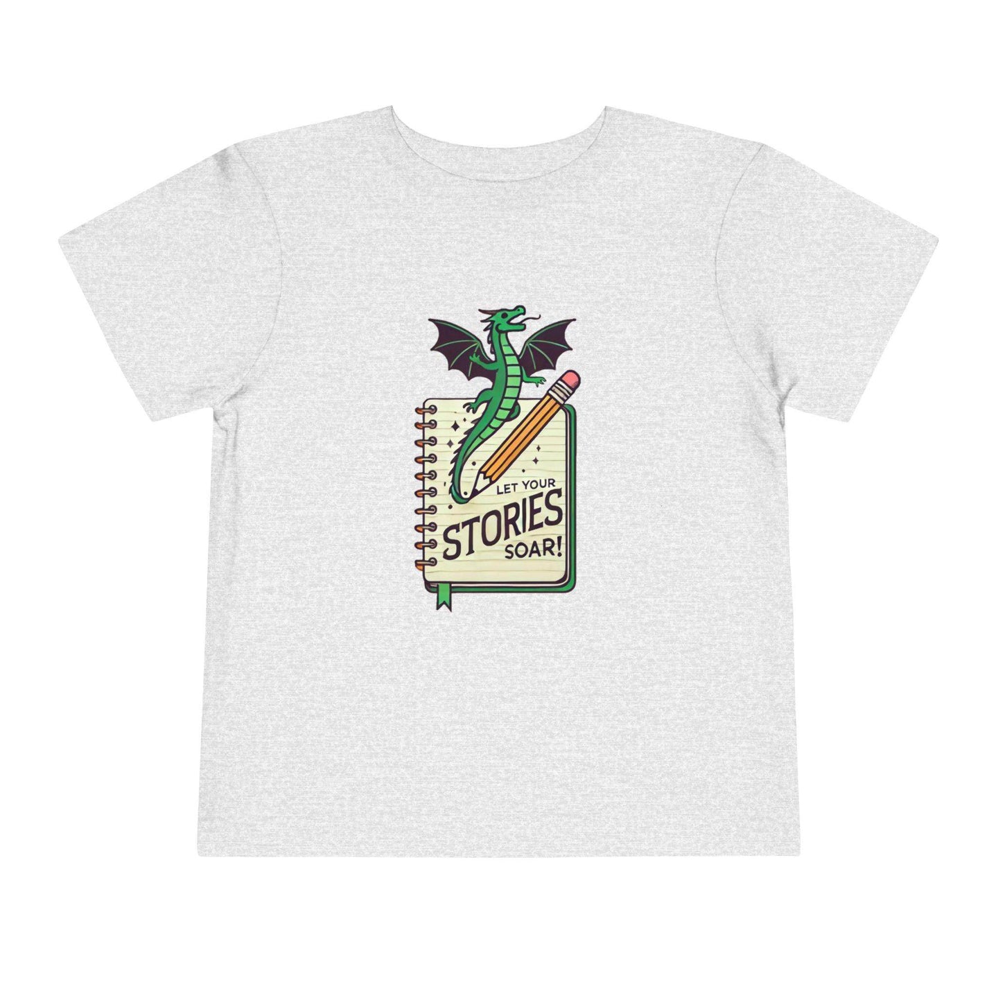 Let Your Stories Soar - Dragon - Toddler Short Sleeve - Brightsee
