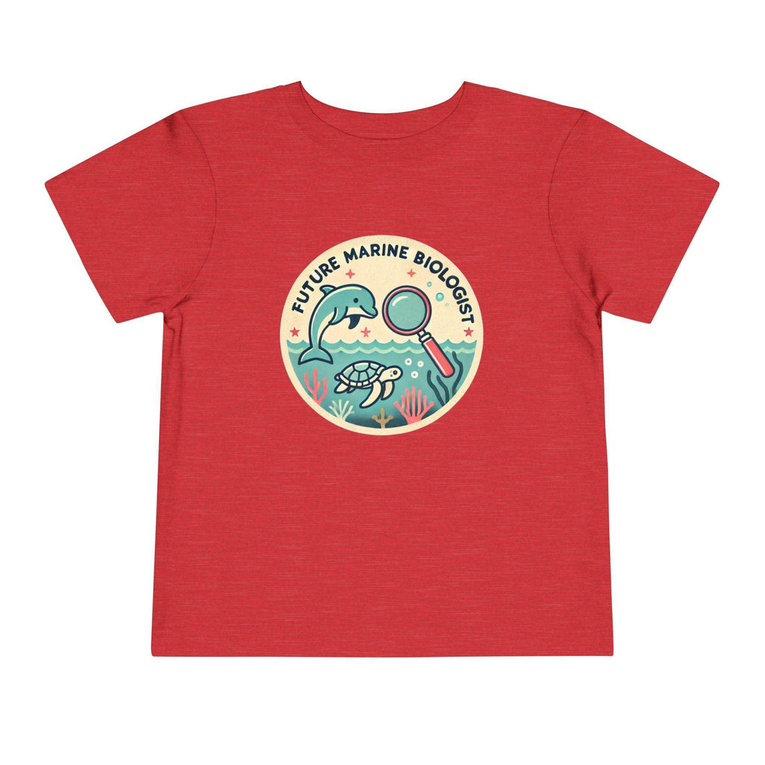 Future Marine Biologist Circle - Toddler Short Sleeve - Brightsee