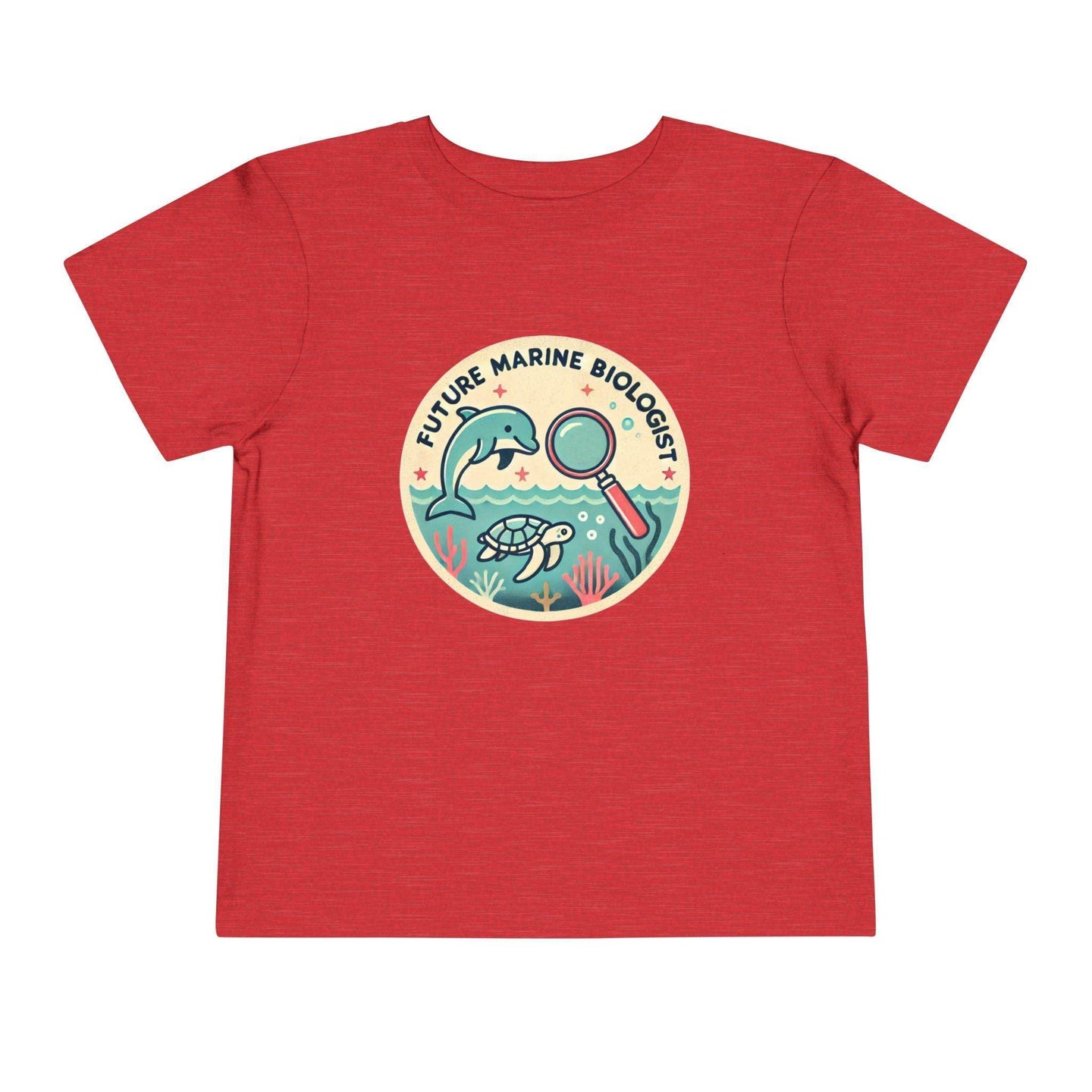Future Marine Biologist Circle - Toddler Short Sleeve - Brightsee