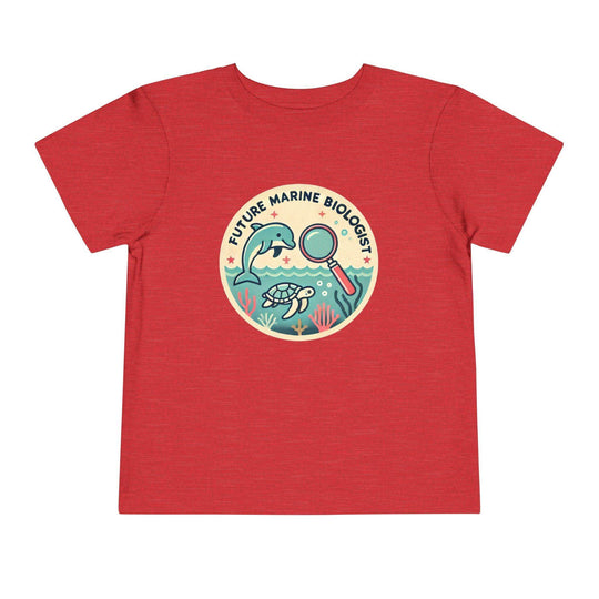 Future Marine Biologist Circle - Toddler Short Sleeve - Brightsee