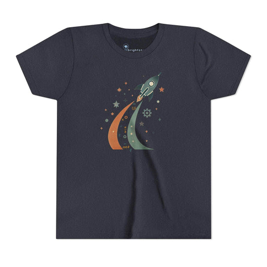 Math Spaceship - Youth Short Sleeve - Brightsee