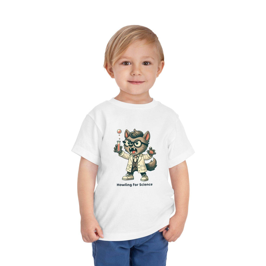 Howling for Science - Toddler Short Sleeve - Brightsee