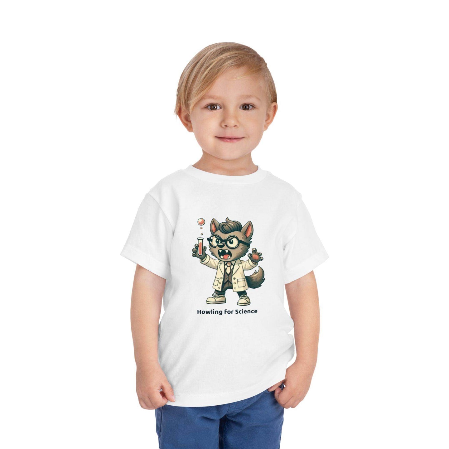 Howling for Science - Toddler Short Sleeve - Brightsee