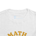 Math is Fun Cute Calculator - Toddler Short Sleeve - Brightsee
