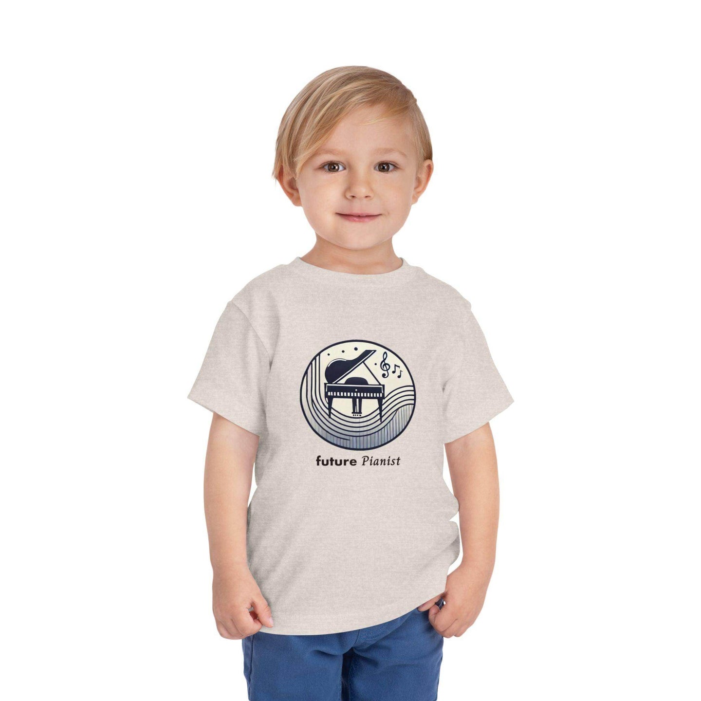 Future Pianist - Toddler Short Sleeve - Brightsee