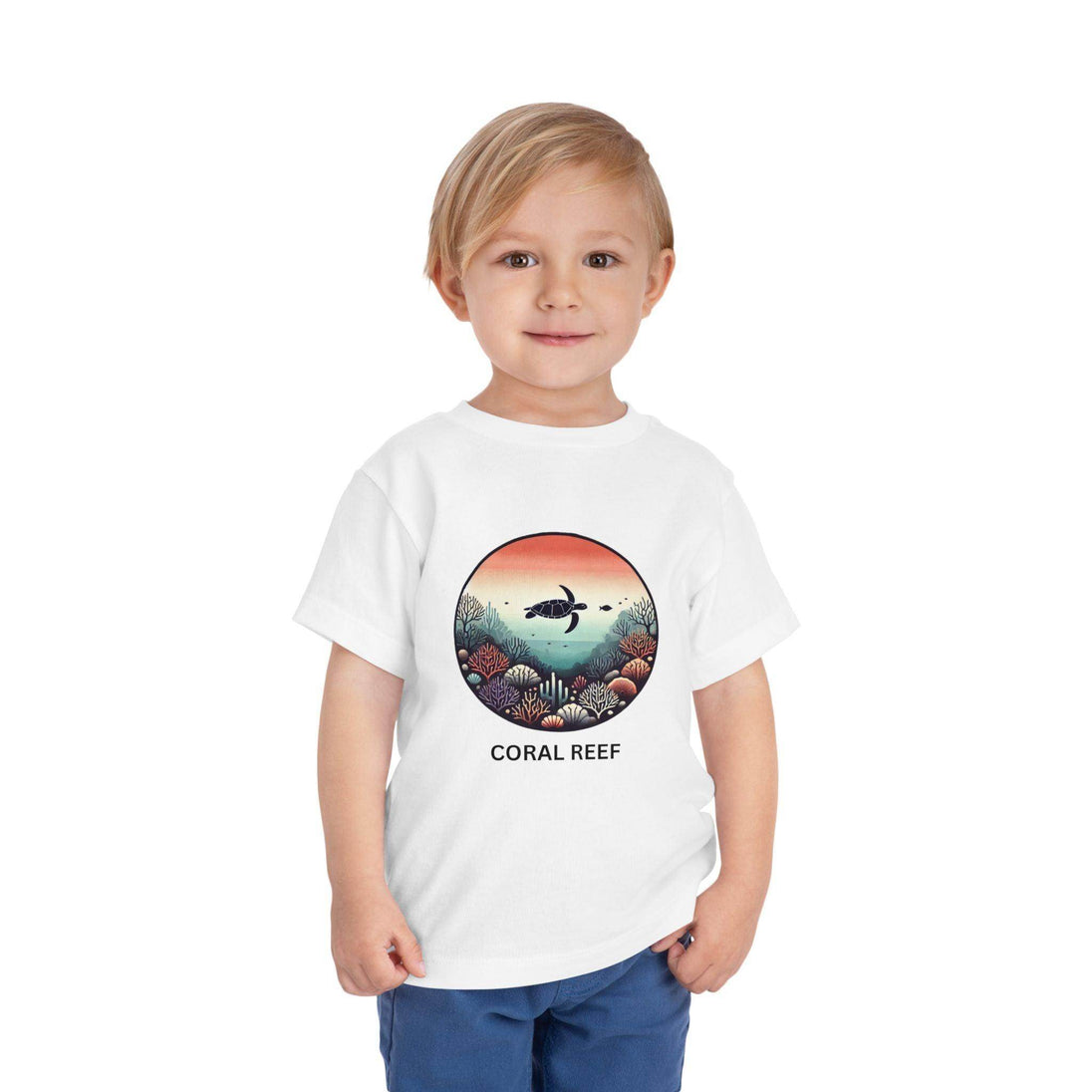 Coral Reef - Toddler Short Sleeve Tee - Brightsee