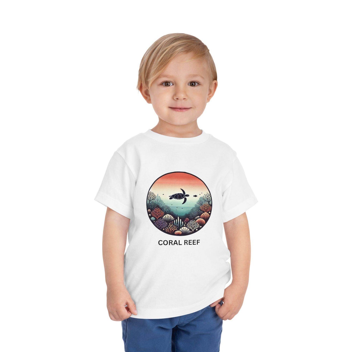 Coral Reef - Toddler Short Sleeve Tee - Brightsee