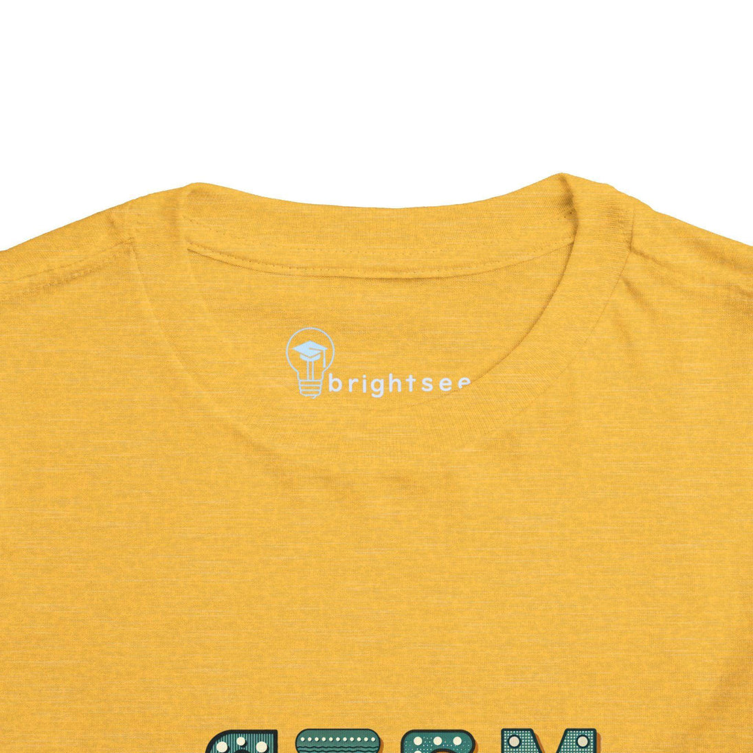 STEM Construction Bot on Ladder - Toddler Short Sleeve - Brightsee
