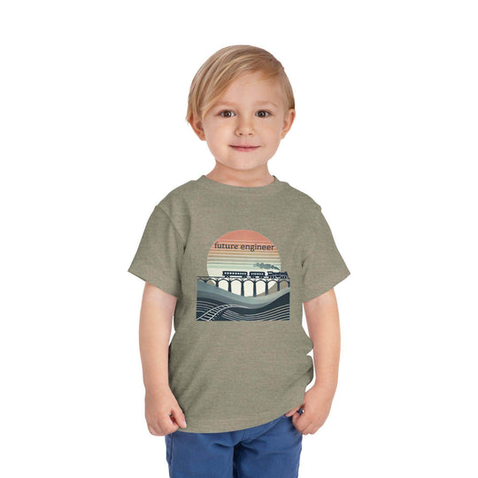 Future Engineer Train - Toddler Short Sleeve - Brightsee