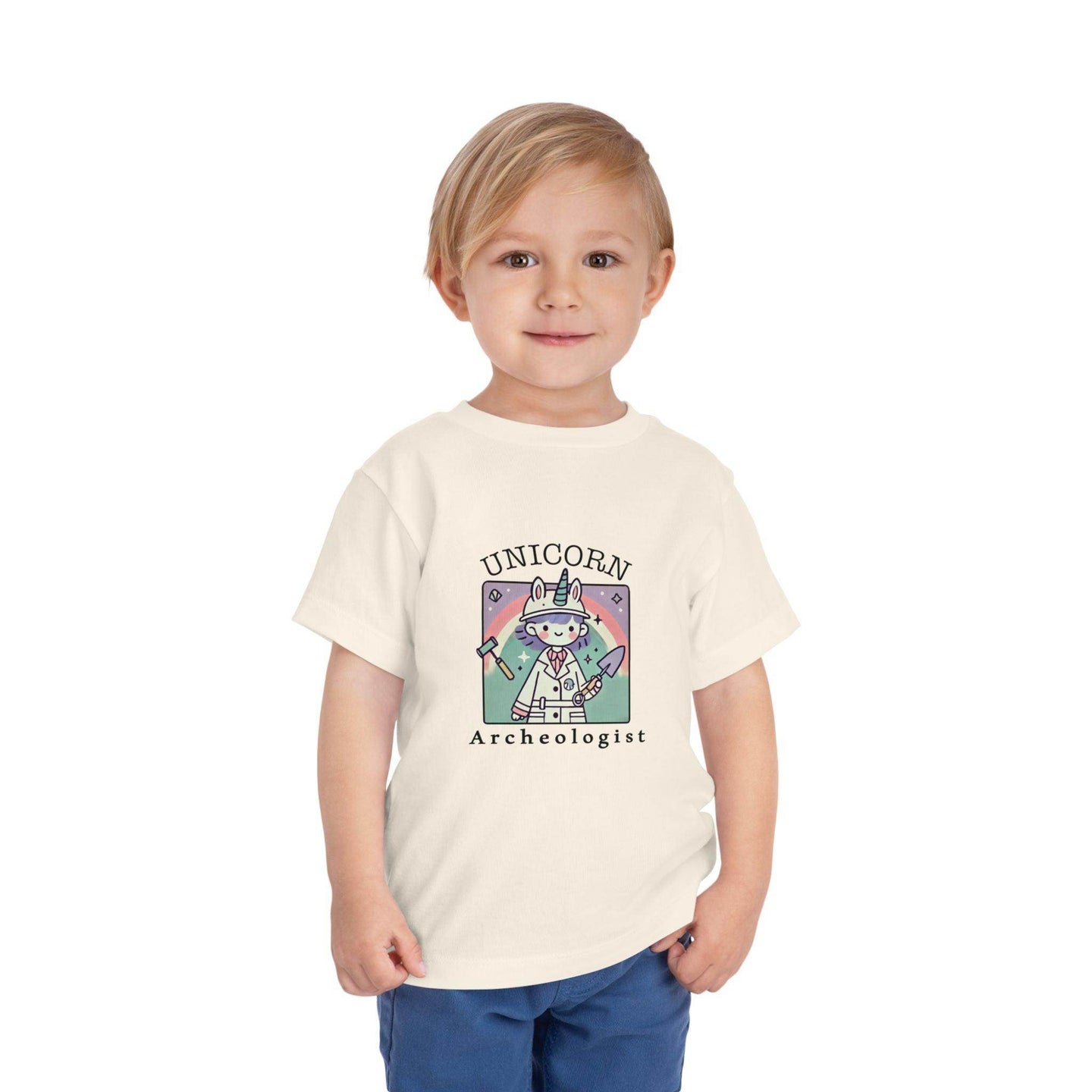 Unicorn Archeologist - Toddler Short Sleeve - Brightsee