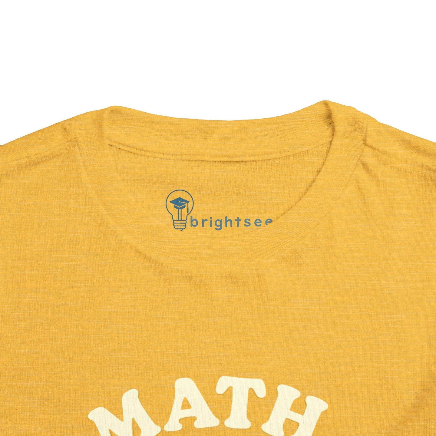 Math is Fun Cute Calculator - Toddler Short Sleeve - Brightsee