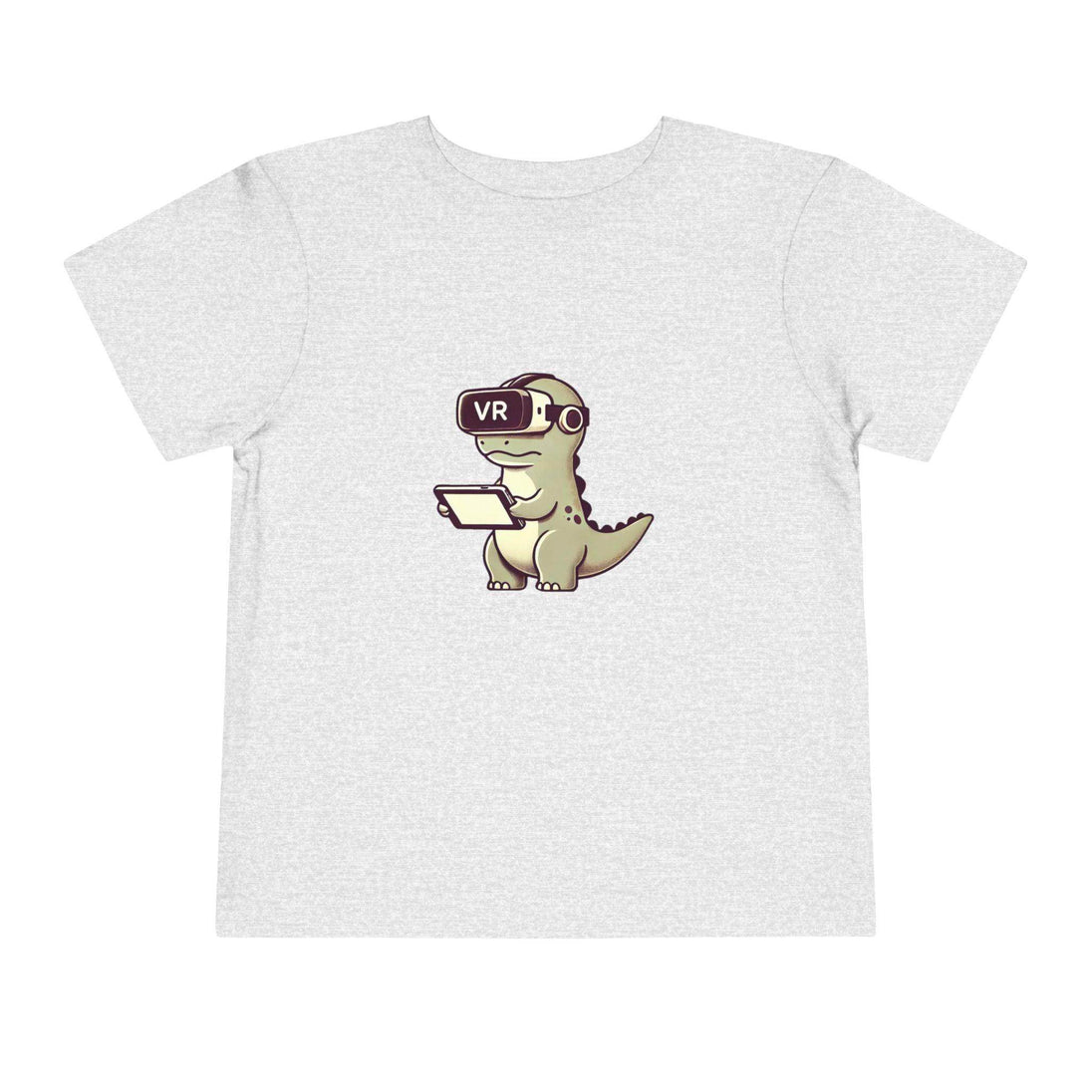 VR Dinosaur - Toddler Short Sleeve Tee - Brightsee