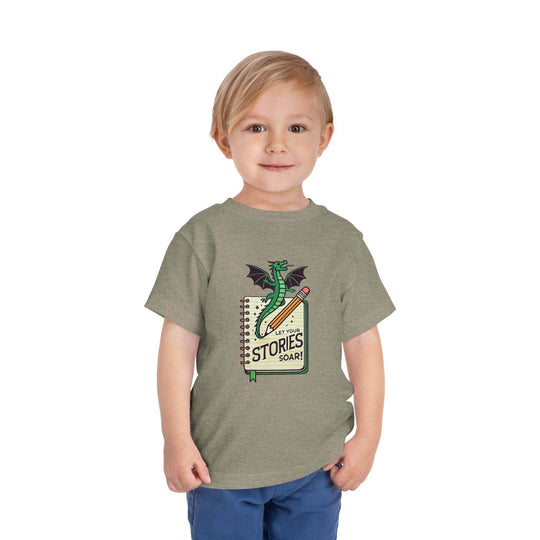 Let Your Stories Soar - Dragon - Toddler Short Sleeve - Brightsee