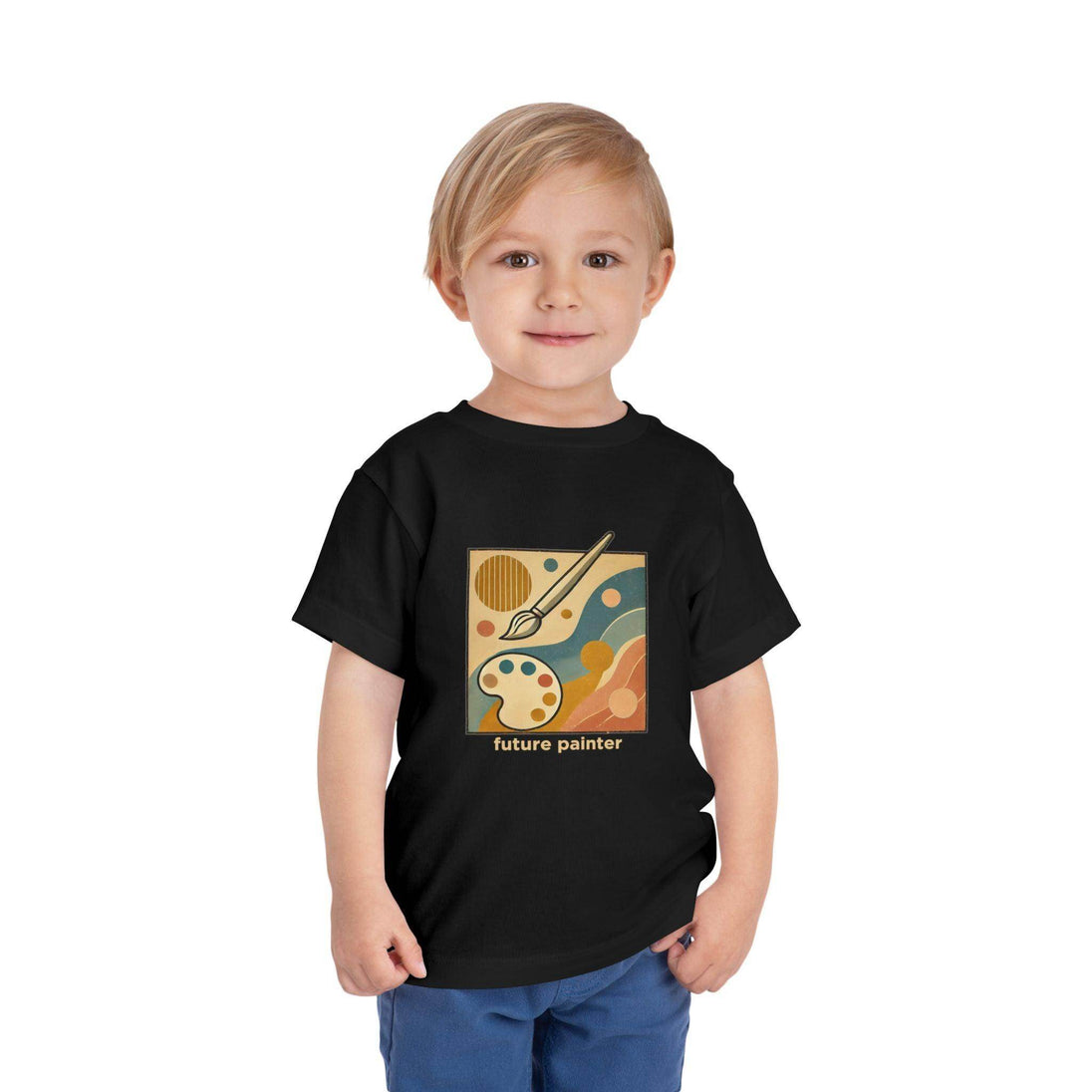 Future Artist Brushstrokes - Toddler Short Sleeve - Brightsee
