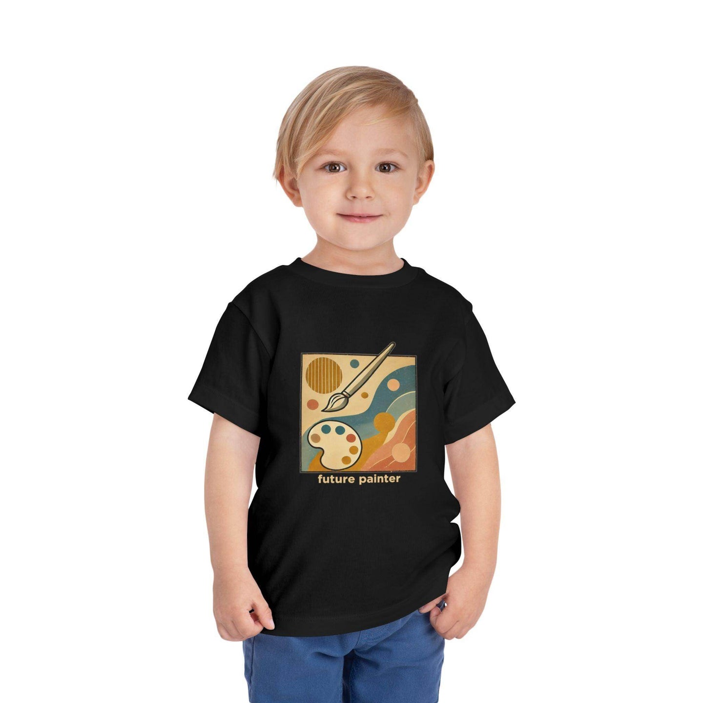 Future Artist Brushstrokes - Toddler Short Sleeve - Brightsee