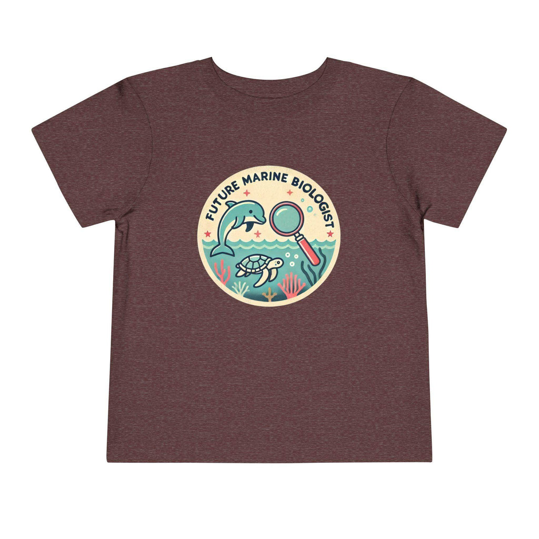 Future Marine Biologist Circle - Toddler Short Sleeve - Brightsee