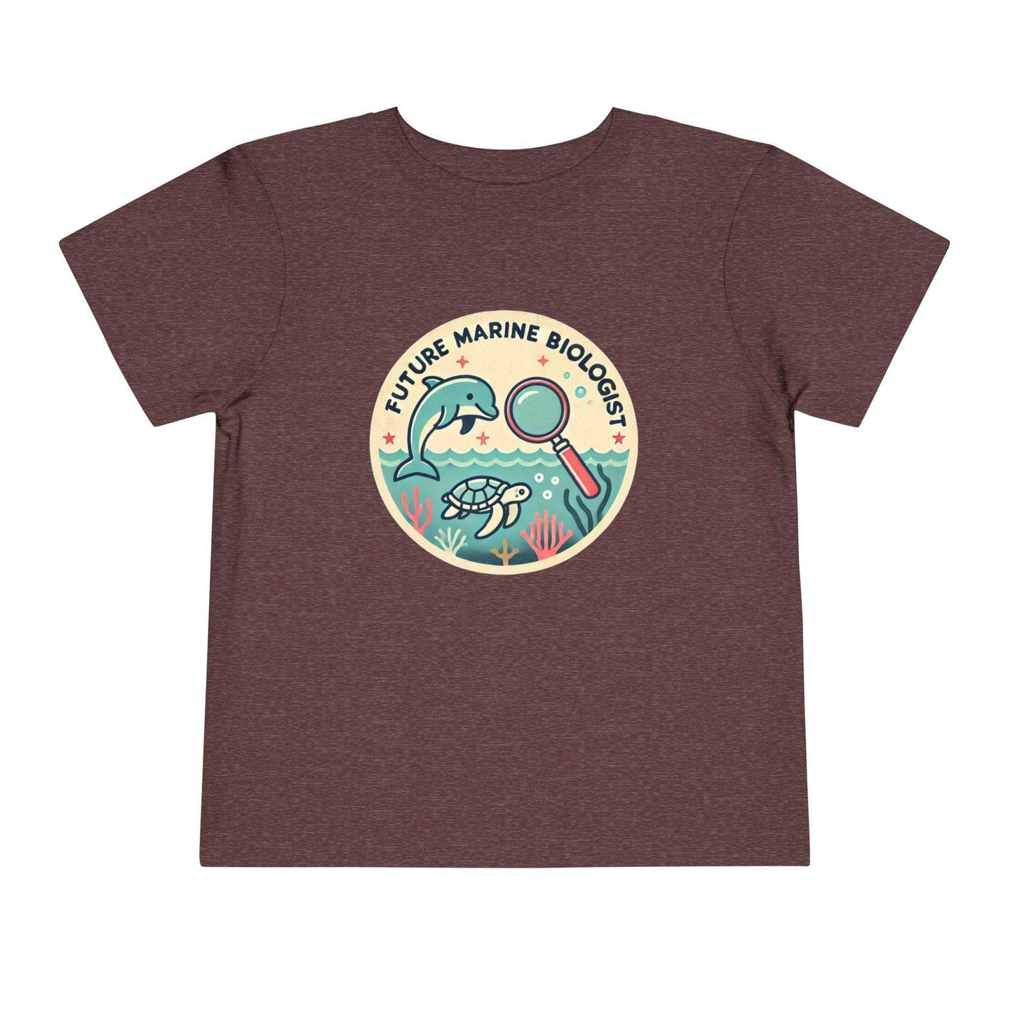 Future Marine Biologist Circle - Toddler Short Sleeve - Brightsee