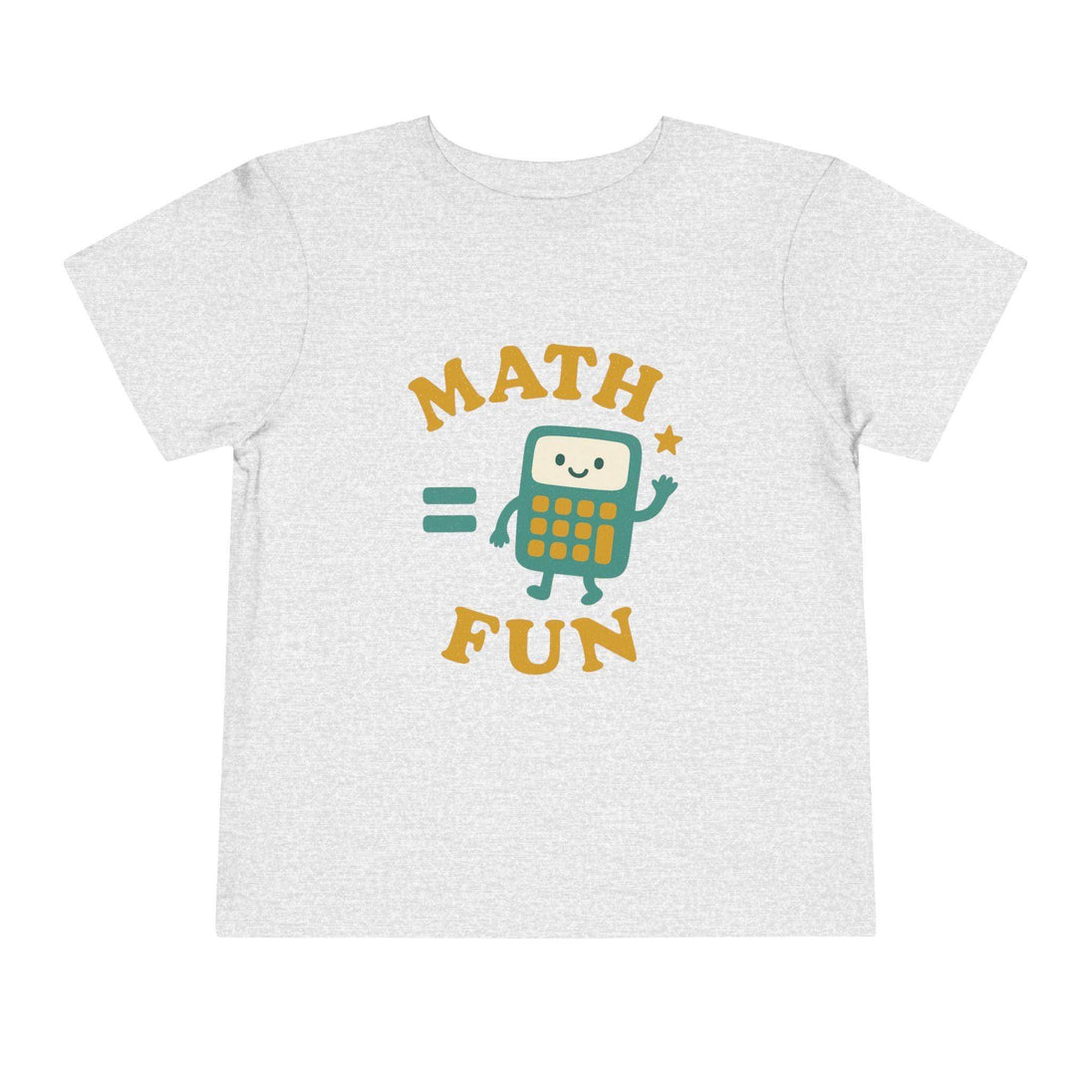Math is Fun Cute Calculator - Toddler Short Sleeve - Brightsee