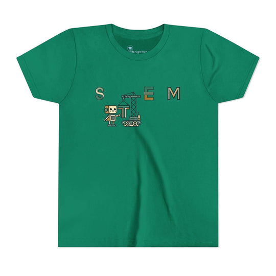 STEM Builder Crane - Youth Short Sleeve - Brightsee