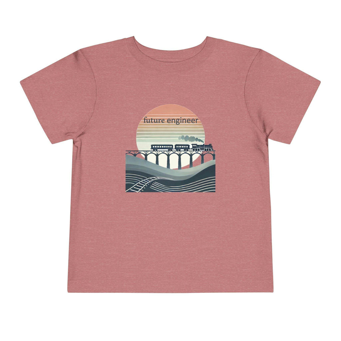 Future Engineer Train - Toddler Short Sleeve - Brightsee