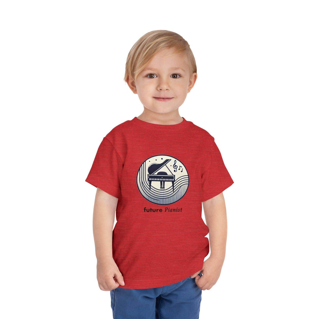 Future Pianist - Toddler Short Sleeve - Brightsee