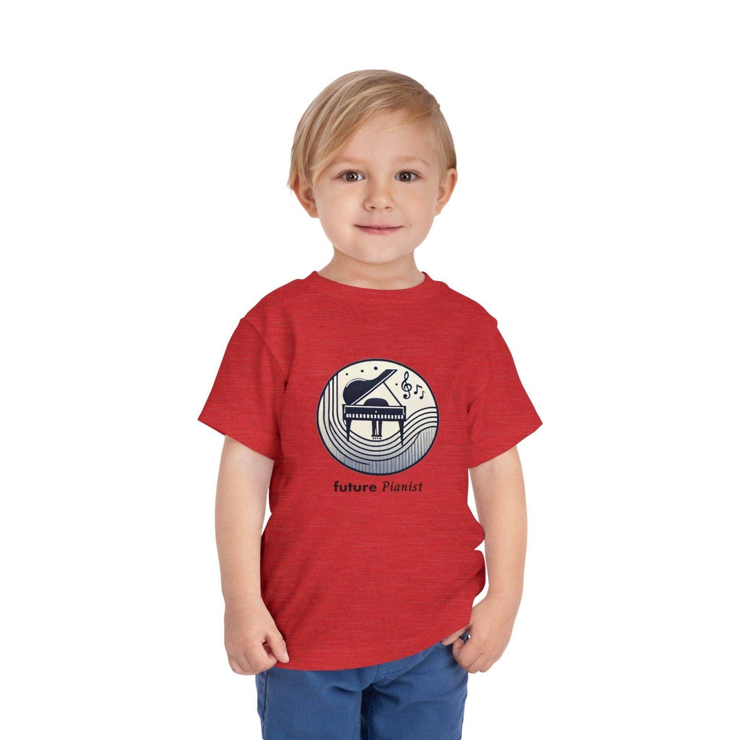 Future Pianist - Toddler Short Sleeve - Brightsee