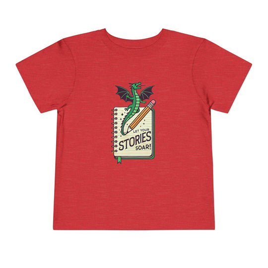 Let Your Stories Soar - Dragon - Toddler Short Sleeve - Brightsee