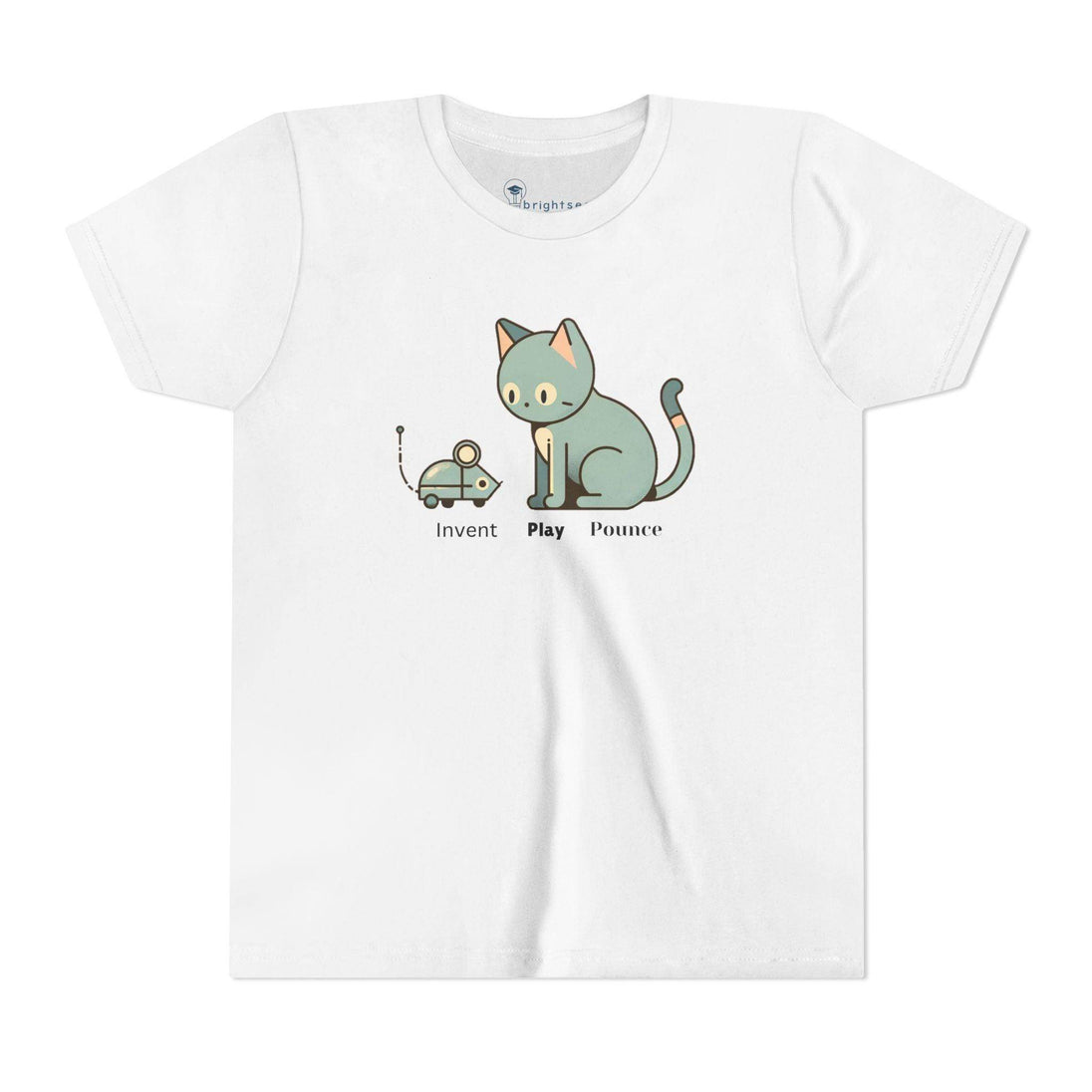 Robot Mouse and Cat - Youth Short Sleeve - Brightsee