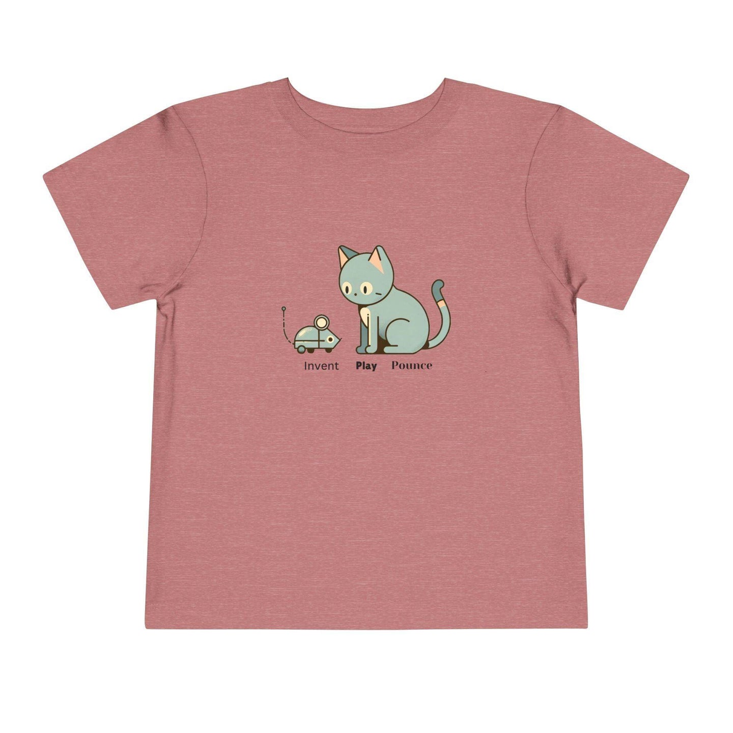 Robot Mouse and Cat - Toddler Short Sleeve - Brightsee