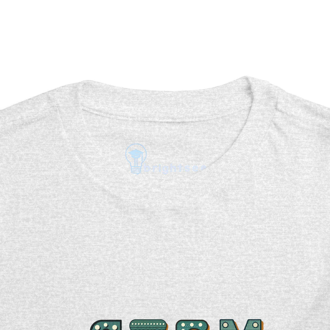 STEM Construction Bot on Ladder - Toddler Short Sleeve - Brightsee