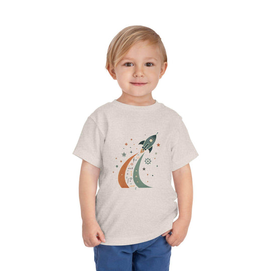 Math Spaceship - Toddler Short Sleeve - Brightsee