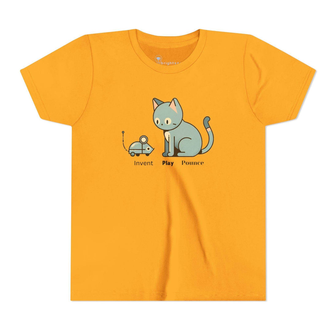 Robot Mouse and Cat - Youth Short Sleeve - Brightsee