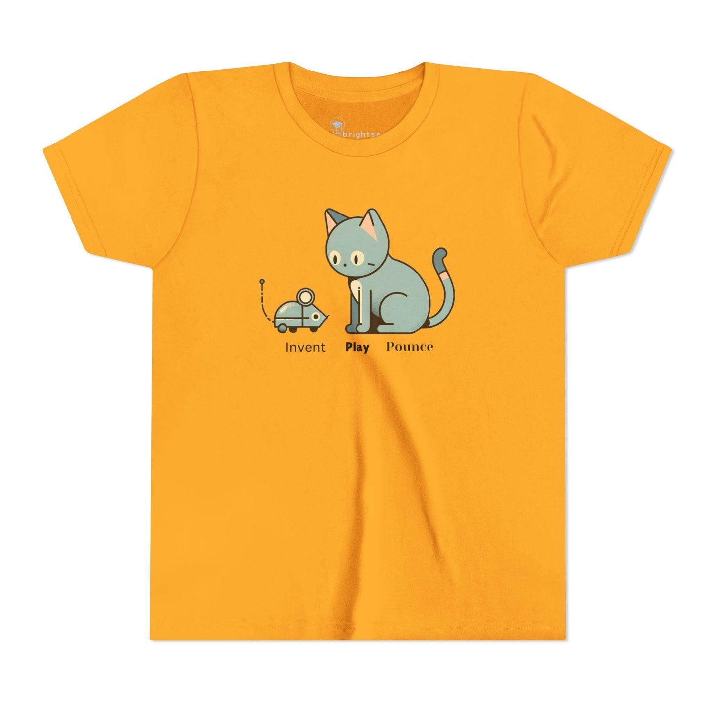 Robot Mouse and Cat - Youth Short Sleeve - Brightsee